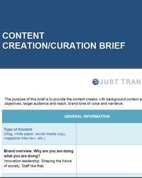 Content Creation Brief